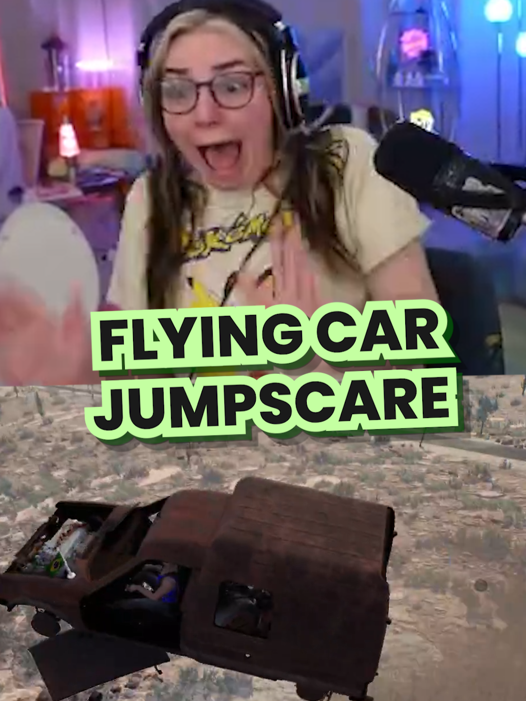 Why did they put this in the middle of the desert?? 💀 #drivebeyondhorizons #gameplay #steamgames #funnymoments #jumpscare