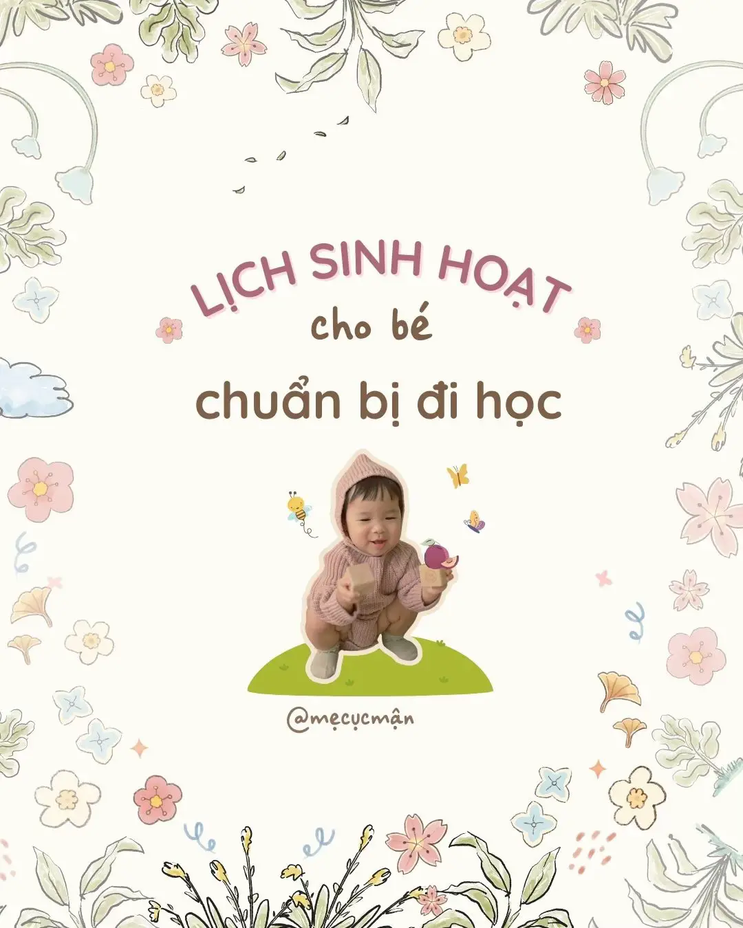 Các bà có bé chuẩn bị đi học mầm non thì có thể tham khảo nhé ^^ hoặc mình có thể xin lịch của trường tính cho con vào để điều chỉnh chuẩn bị cho con trước. Nhưng tìm hiểu vài trường thì m thấy đây là lịch phổ biến và phù hợp với các con trên 1 tuổi nè. #mecucman #mevabe #mebimsua #chiasekinhnghiemnuoicon #xuhuong #viral #bedihoc #lichsinhhoatcuabe 