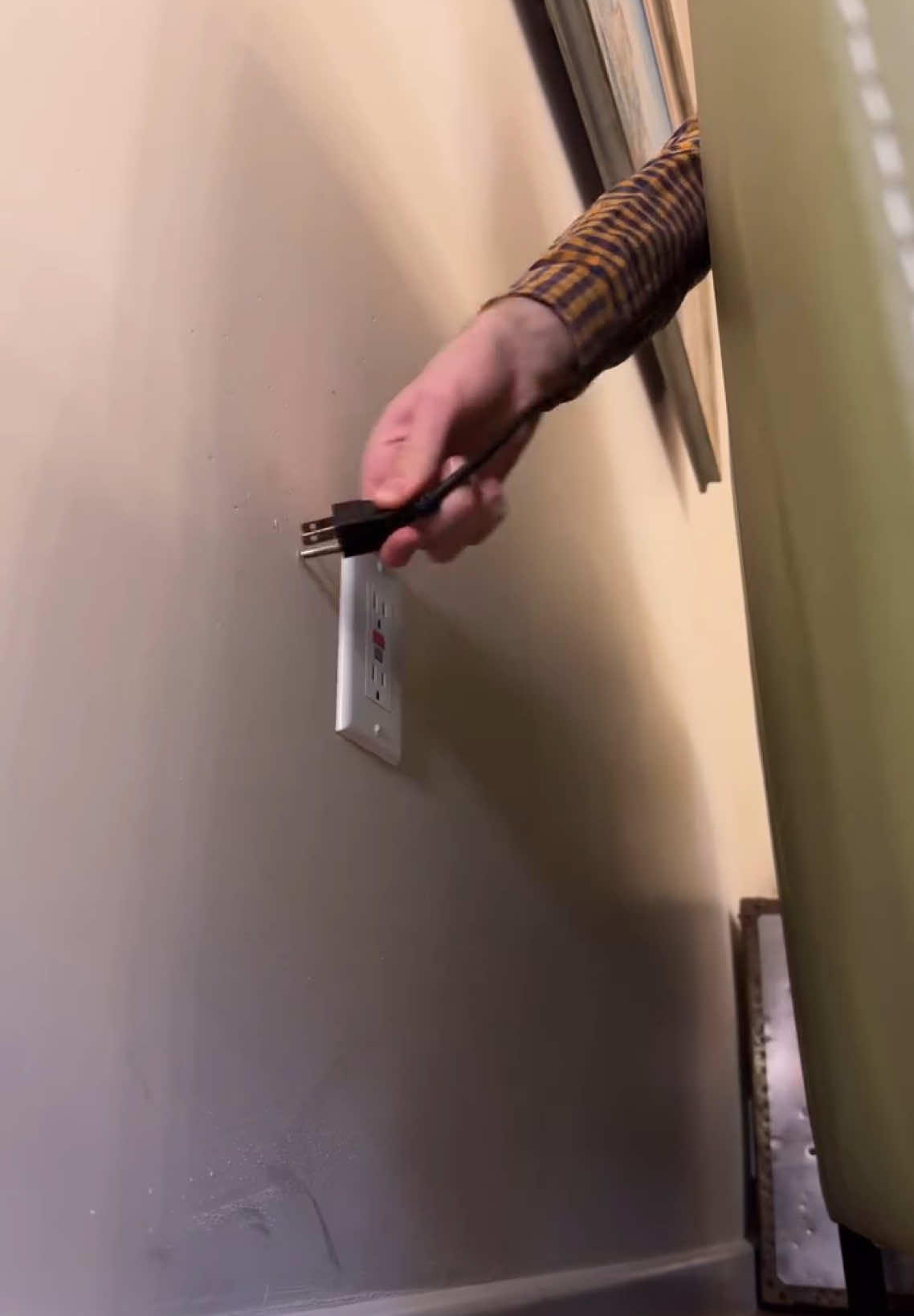 This is me all the time trying to plug my charger in for my phone behind our couch 😭😂 Crep: Merrick Hanna