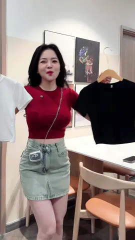 Combo 3 áo thun #aothun #aothunnu #combo3ao #thoitrangnu #mặcđẹpmỗingày #xuhuong 