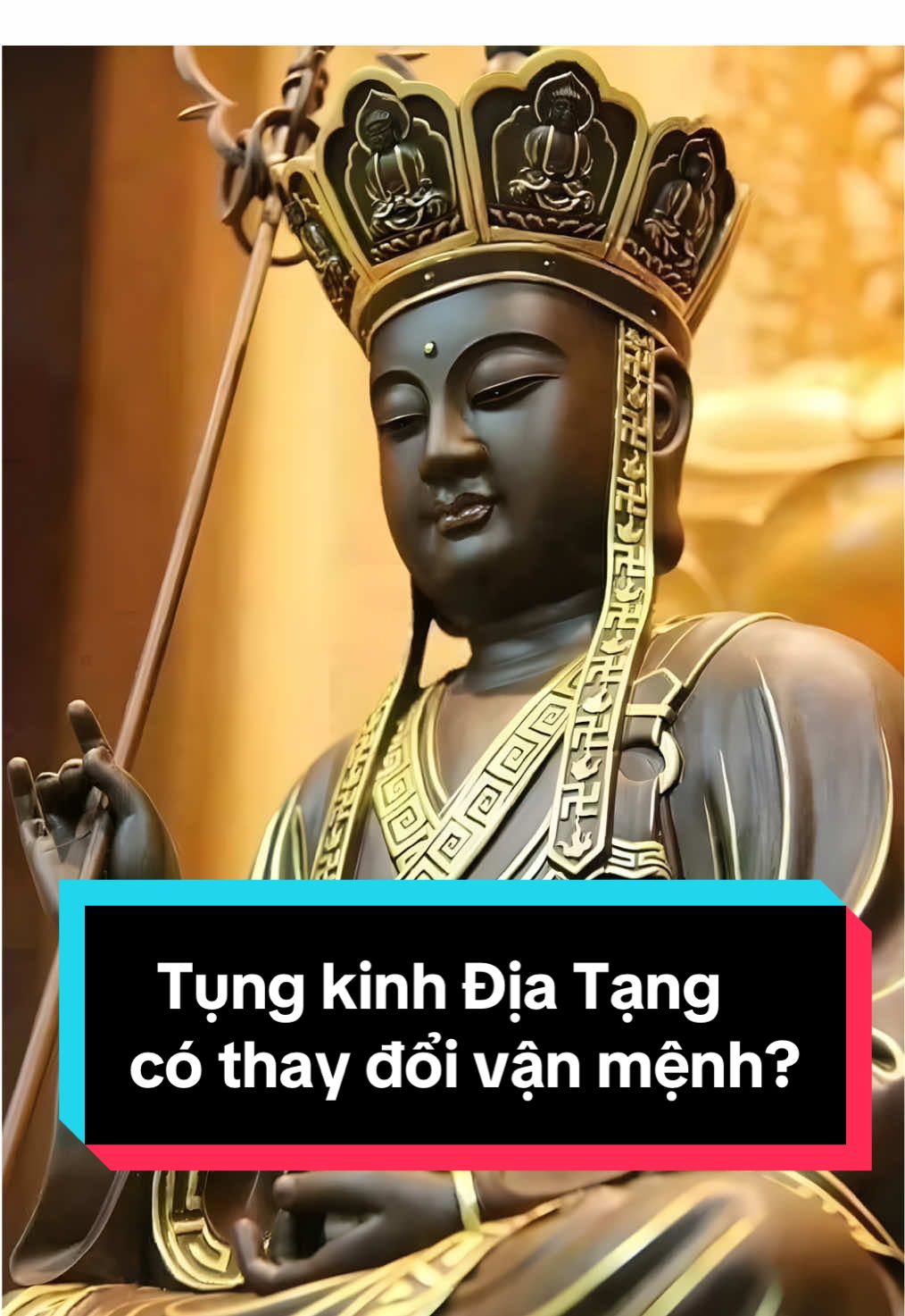 Tụng kinh Địa Tạng có thay đổi vận mệnh?  #kinhdiatang #diatangvuongbotat #thichphaphoa 