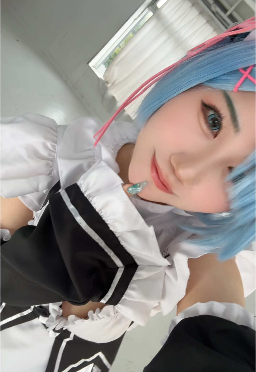 リゼロのパチンコ打ってみたいんだけどやった事ある？？(パチンコ未経験笑)#リゼロコスプレ #レムコスプレ 