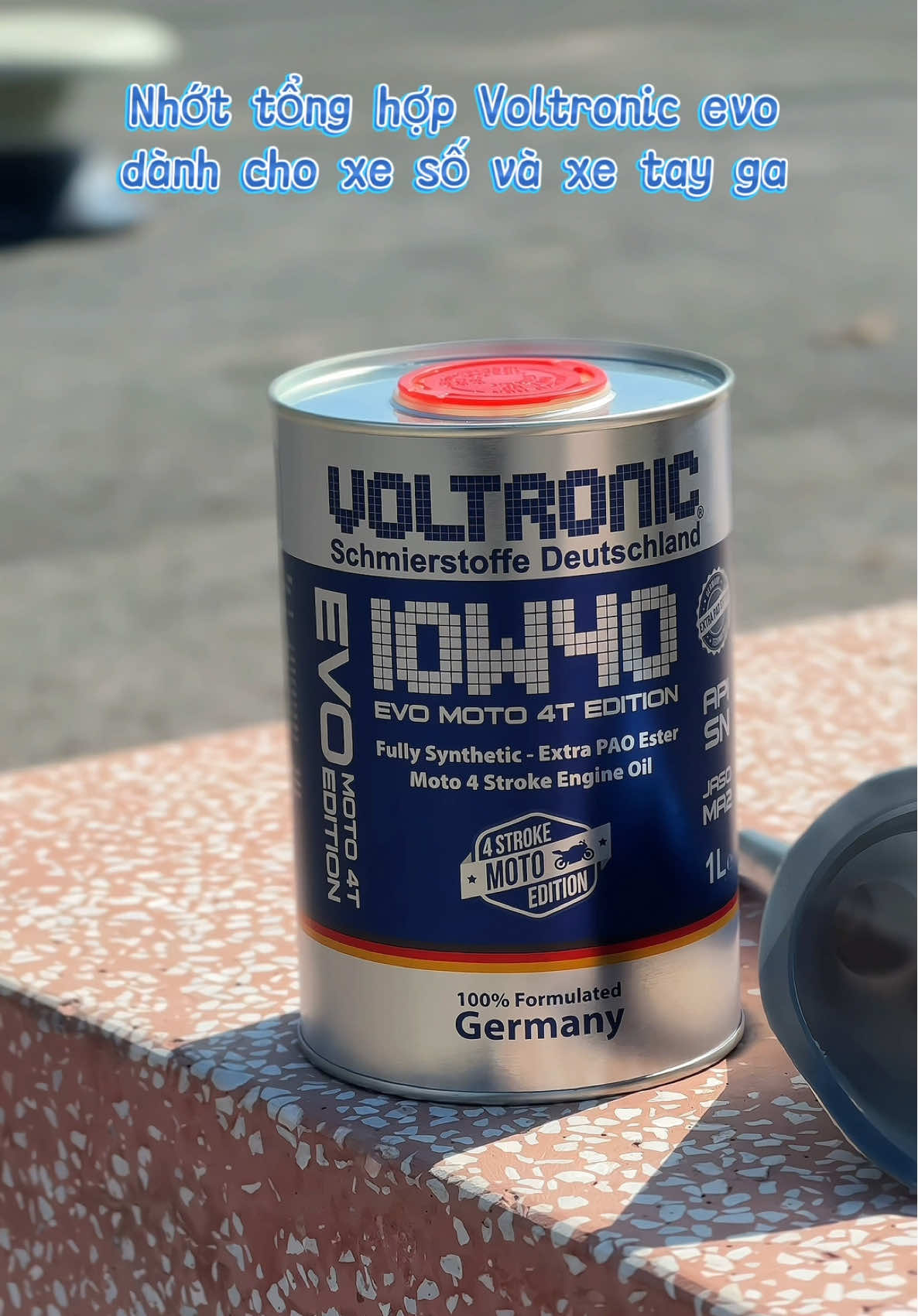 Nhớt Voltronic Evo 10W40 cho mọi dòng xe  #nhotxemay #voltronic #voltronicevo #xu #fyp 