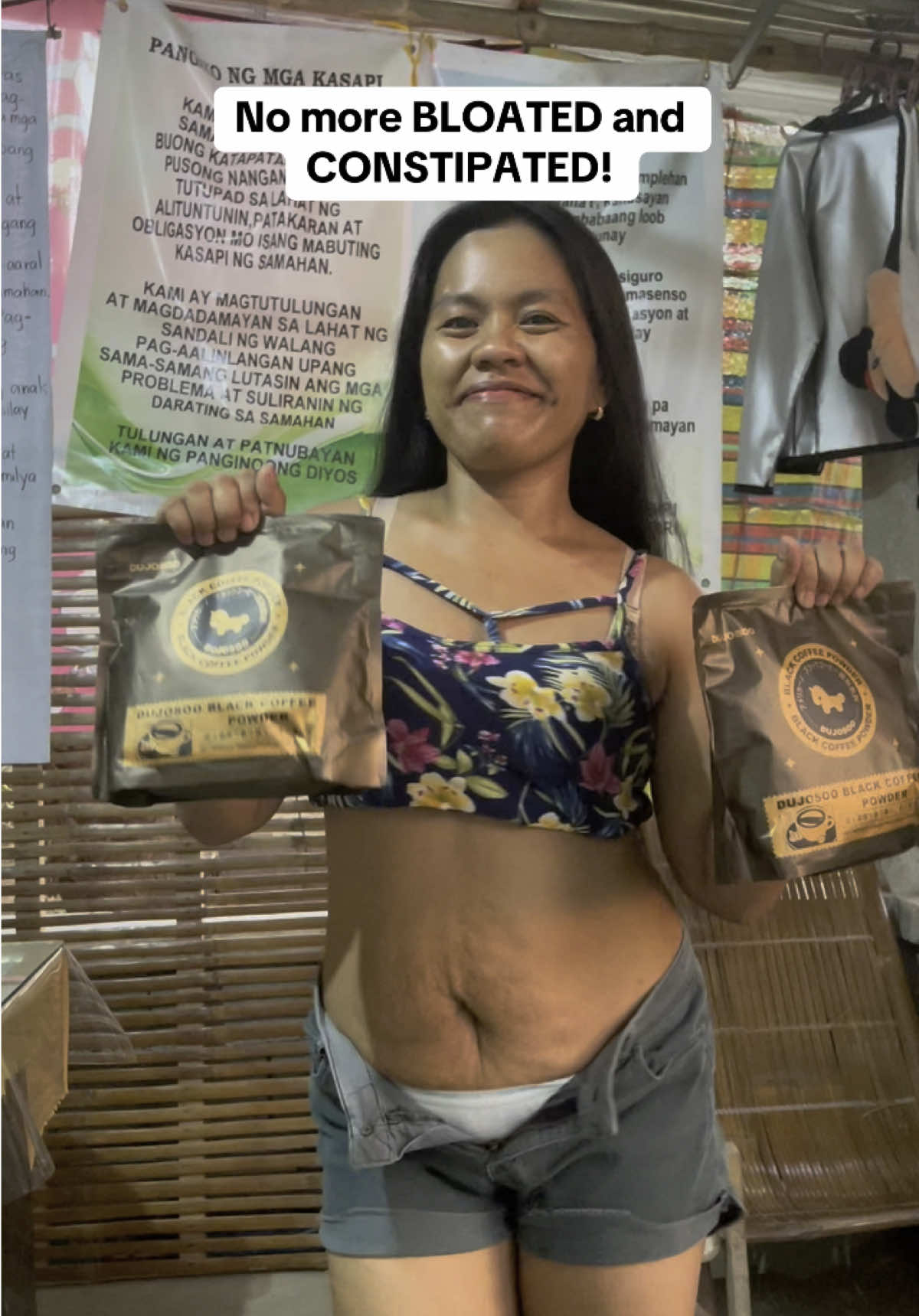 From day 1 to day 10! Black coffee dujosoo!! #dujosoo #dujosooph #dujosoocoffee #bloated #coffeeislife 