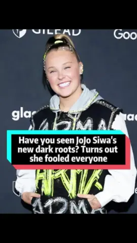 Have you seen JoJo Siwa’s new dark roots Turns out she fooled everyone#jojosiwa#usa#fyp#foryou