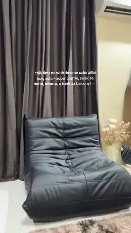 Upgrade your tambay time with the Dreame Caterpillar Lazy Sofa! Perfect for students, young professionals, or anyone who loves to chill in style. Made with Microfiber Leather Technology Cloth kaya super comfy and easy to clean. Pwede sa dorm, bedroom, living room, or kahit sa balcony! No assembly needed, just unpack and relax. Level up your space with this aesthetic and functional backrest chair! PM is the key to order! Limited stocks only! #DreameLazySofa #CaterpillarSofa #TambayGoals #StudyCornerPH #RoomMakeoverPH #DormLifePH #ComfyChair #MicrofiberSofa #AestheticRoom #ChillVibesOnly #SofaSalePH #PHFurniture #BalconyGoals #StudentEssentials #LazylifePH