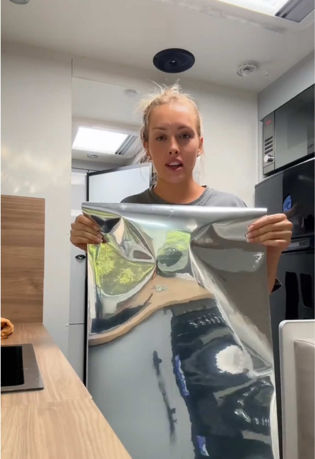 I really tried to trust the process guys #mirror #caravan #van #travel #fails #kmart 