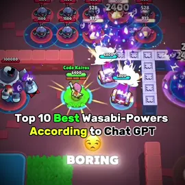 10 Best Wasabi-Powers According to ChatGPT (Mutation 2.0) #brawlstars #supercell #fyp 