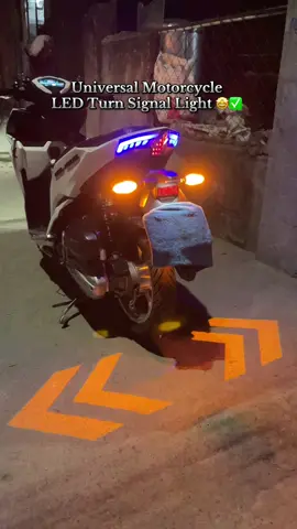 2PCS Universal Motorcycle LED Turn Signal Light 🤩✅ #ffffffffyyyyyyyppppppppppp #tiktokviral #viralvideo #hondaclick125v3 #hondabricks #universalsignallightsformotorcycle 