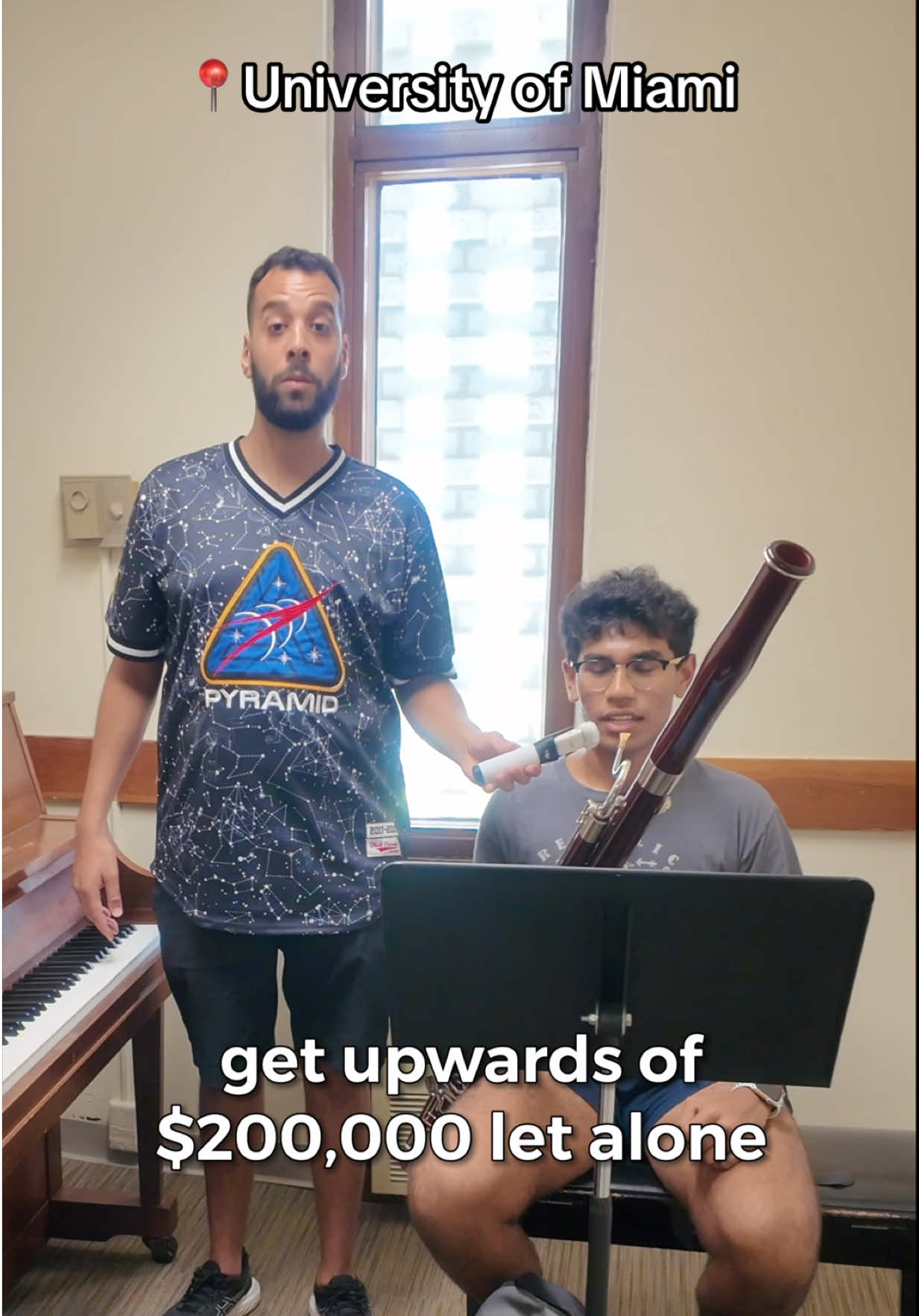 A rare instrument. A real passion. . . #viralreels #collegelife #musiclife #bandkids #studentlifestyle #passiondriven #creativejourney #reeltalk #bassoon #orchestra #woodwinds #musicianlife #musicstudent #umiami #universityofmiami #bassoonist #music #military #militaryband #army #armyband 