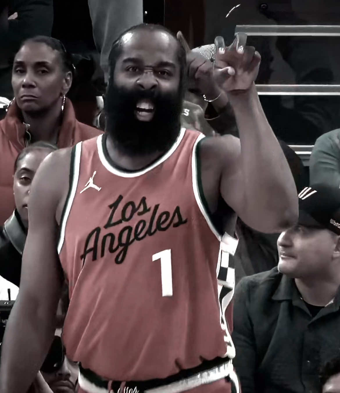 Playoff Beard is BACK!🔥🥷🏿 #veebasketball #jamesharden #edit 