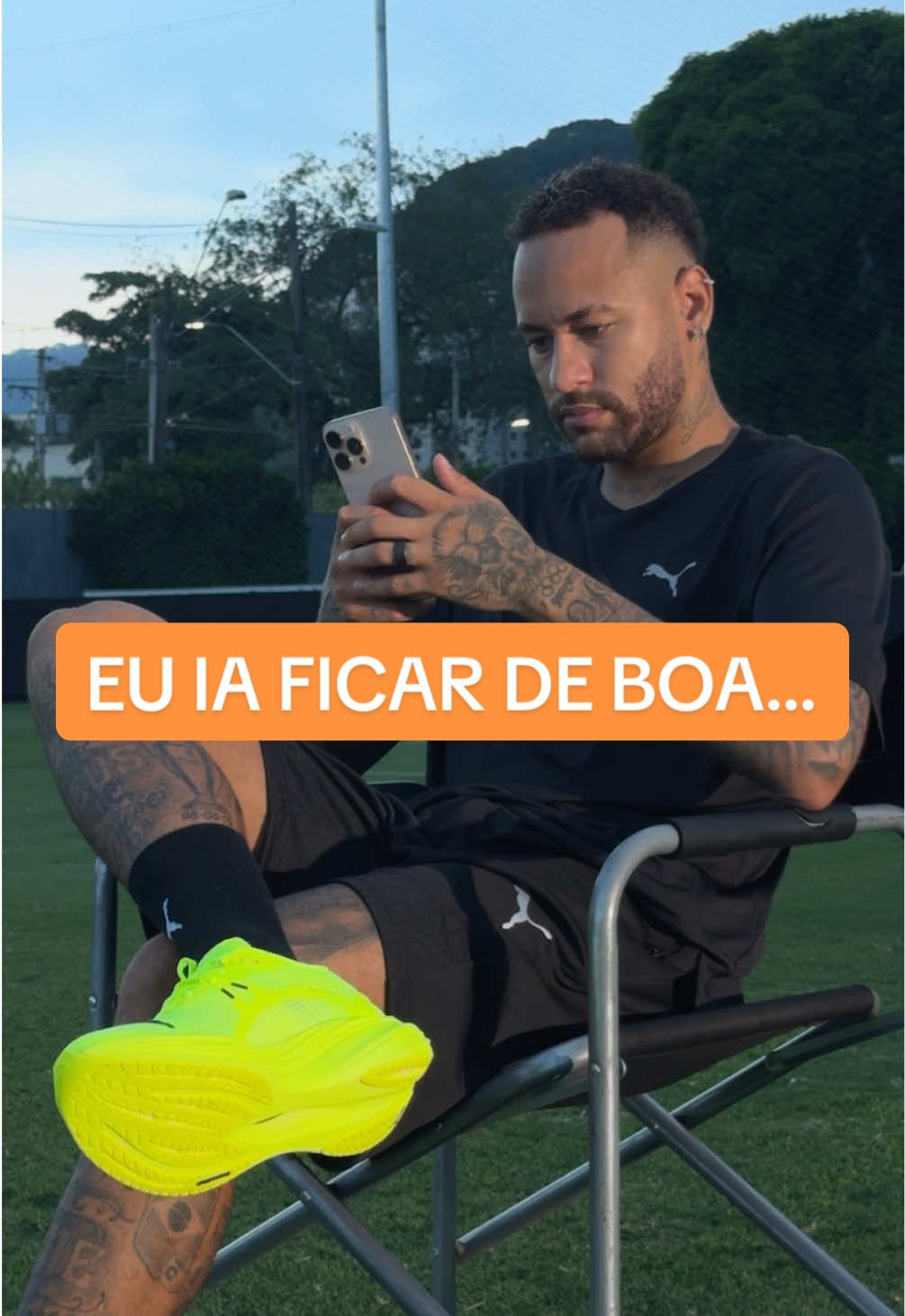 Foco no treino 😜🤙🏼 #PUMA #GoWild #NeymarJr #Football #Neymar 