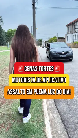 CENAS FORTES, MOTORISTA DE APLICATIVO, ASSALTO EM PLENA LUZ DO DIA! 