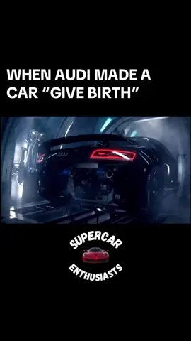 IN 2015 AUDI MADE A CAR GIVE BIRTH IN THIS COMMERCIAL Follow supercar__enthusiasts #audi #r8 #car #rs3 #supercar #audir8 