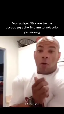 ele tem 60kg #academia #gym #meme #memes #humor #engracado #memeacademia #jorlan #jorlanvieira #ronniecoleman #treinopesado 