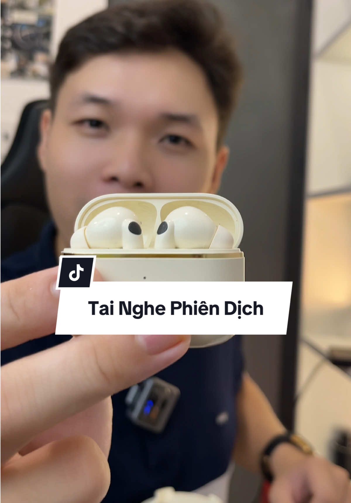 Tai nghe phiên dịch, dịch 134 ngôn ngữ, nghe nhạc chơi game giải trí quá là Ok #duykhangviral #tainghe #tainghephiendich #tainghebluetooth #ai #lenovo 