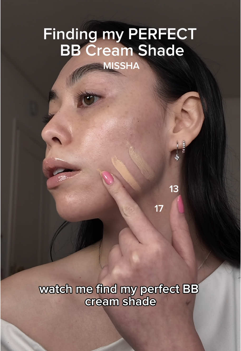 Where has this shade match been all my life?! The Perfect Cover Serum BB Cream from @Missha US  in No. 21 matches so perfectly 🥹 #misshapartner #bbcream #purpleBB #serumBB #MakeupRoutine #kbeautymakeup #skintint