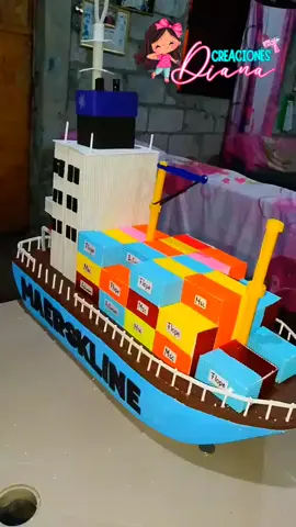 MAQUETA DE BARCO  #maqueta  #barco #embarcaciones  #exportacion  #importacion  #manualidades  #greenscreen  #Viral  #pyf  #parati 