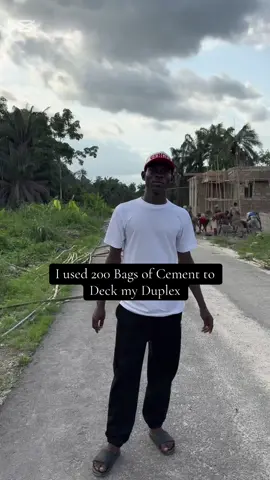 I used 200 bags of cement to Deck my Duplex 