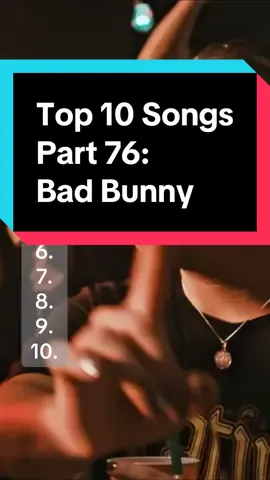 Top 10 Bad Bunny Songs 🔥 Let us know if you disagree @Bad Bunny #badbunny #mia #top10 #top10songs #pop #hiphop Note: Songs & Video Credits/Sources are Bad Bunny & Vevo on YouTube.