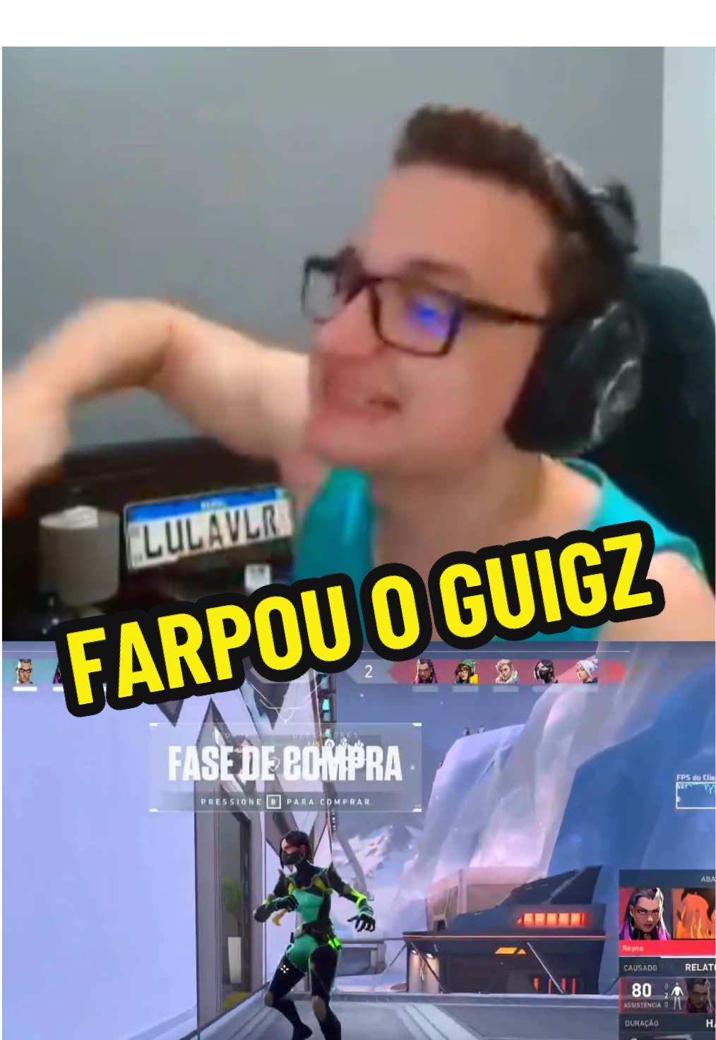 ELE FARPOU O GUIGZ E MANDOU ESSE RECADO PRA ELE 😱😳  #valorantclips #valorantcortes #valorantbrasil #gamescom 