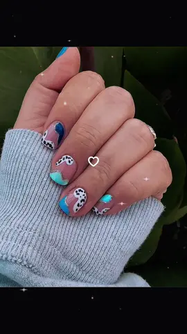 #nailsoftiktok #fyp #countrymusic #cowboy #cow #western #girly #cute 