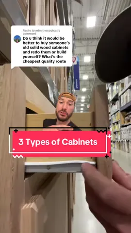 As a homeowner you have 3 types of cabinets choose from for your next remodel or home build.  For a long time if you wanted a modern look you had to order custom cabinetry or settle for something made of particle board that you had to assemble yourself.  Now CNC Cabinetry gives you 100+ all plywood cabinet options ranging from modern to traditional designs. Check them out on my page. #cabinets #kitchenremodel #kitchenrenovation #homeinspo #homerenovation #homeremodel #homedesignideas #remodelschool  @Remodel School  @Remodel School  @Remodel School 