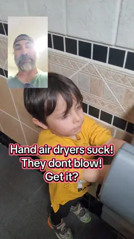 I flipping LOVE my kids—Torin’s over here vibing with this new style hand dryer like it’s a carnival ride. Meanwhile I’m like… these things STILL suck. Not even a good blow!! Paper towels never did us dirty like this. #MomLife #HandDryerFail #TorinTakesOnTheWorld #WhyTho #PaperTowels4Life #ModernTechWho #BlowLessDoLess #ParentChronicles #BathroomStruggles #TikTokParents