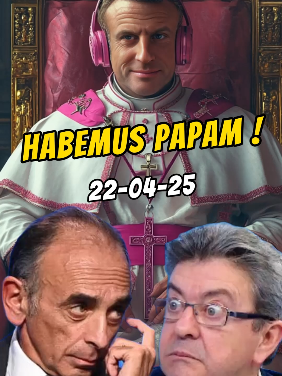 HABEMUS PAPAM ! ⛪️ - 22-04-25 ⚠️ Ceci est un contenu purement parodique et caricatural avec une bonne dose de second degré et d'absurde. Si vous êtes un peu trop 