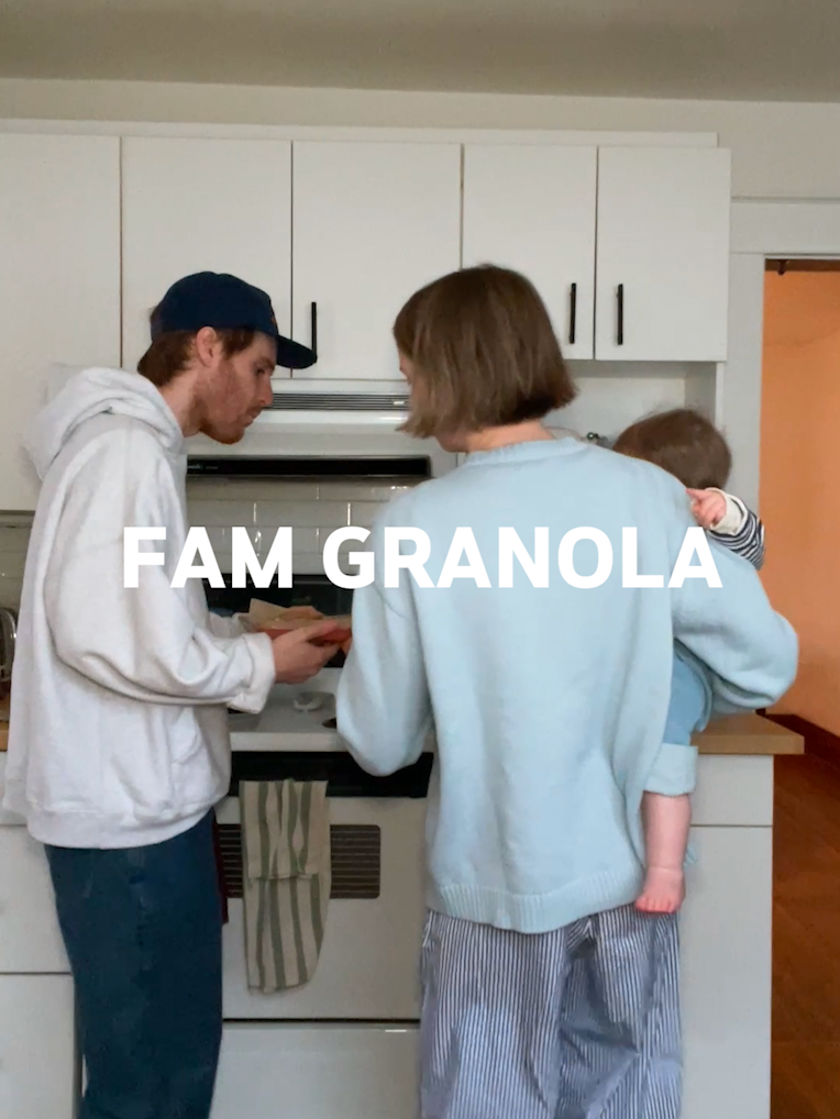 a slow family morning to get back into it