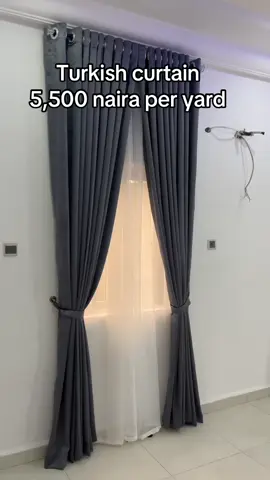 Quality Turkish curtains available in different colors. It’s 5,500 naira per yard and you need 6 yards for a normal sized window. This particular design is rings design. Send a dm to order yours OR WhatsApp 09155277361 Call 09034731276 #curtain #curtains #curtainsdesign #curtainbangs #curtaininstallation #windowtreatments 