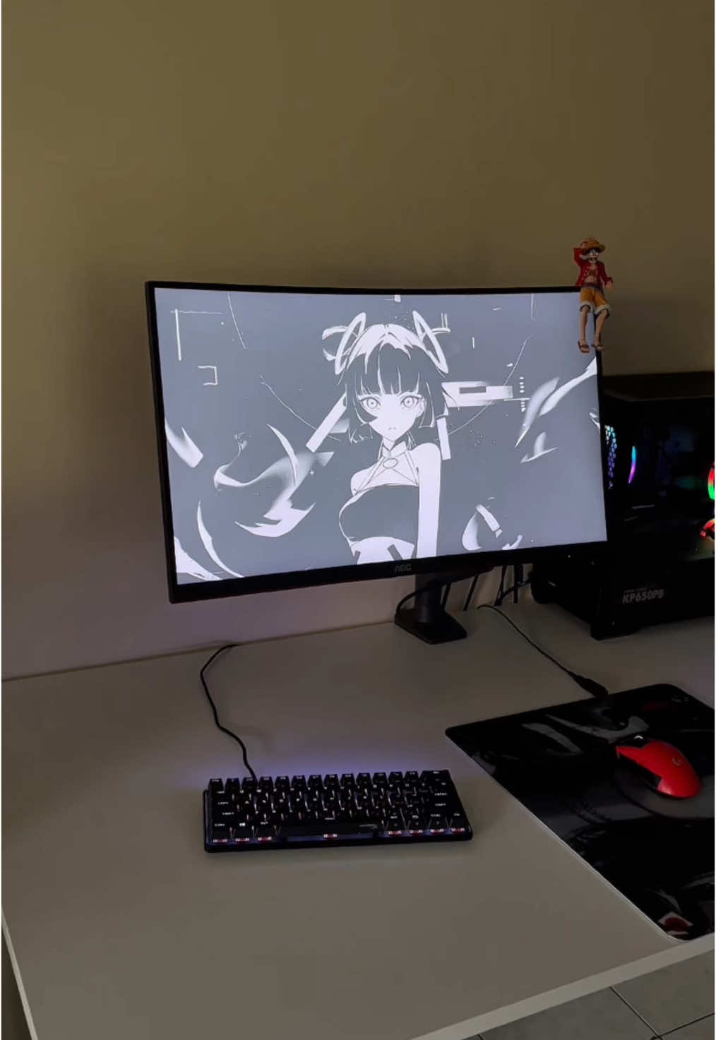 #pcbuild #TechTok#setup #GlassPad#GamingSetup @WALLHACK @Wallhack LATAM 