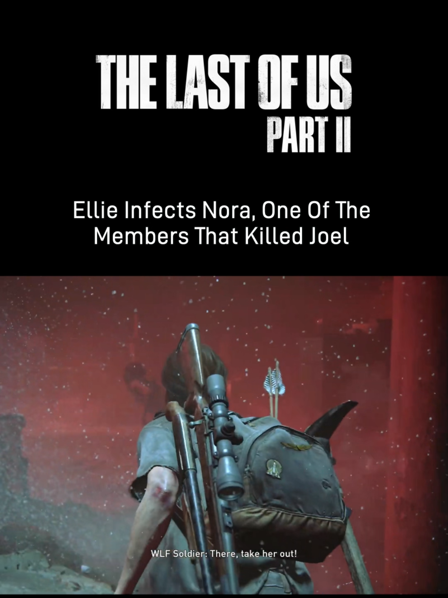 The Last Of Us 2 – Ellie Infects Nora, One Of The Members That Killed Joel #GamingOnTikTok #WhatToPlay #thelastofuspart2 #thelastofus #ellie #season2 #joel #hbo #tlouhbo #tloushow
