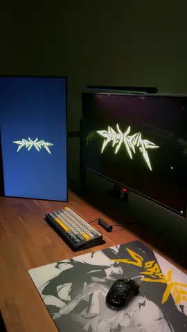 How do are you liking the new setup? also not done with it yet so stay tuned #fyp #wallhack #techtok #edit #finalmouse #asusrog 