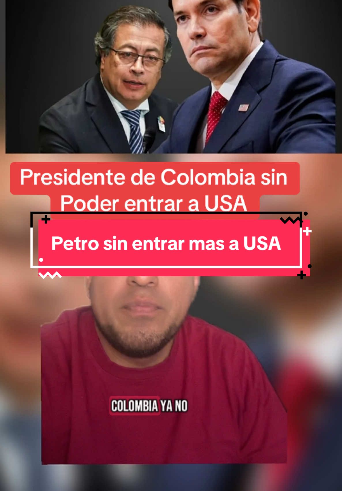 Presidente de Colombia sin poder entrar más a Estados Unidos qué opinas #guatavopetro#noUSA