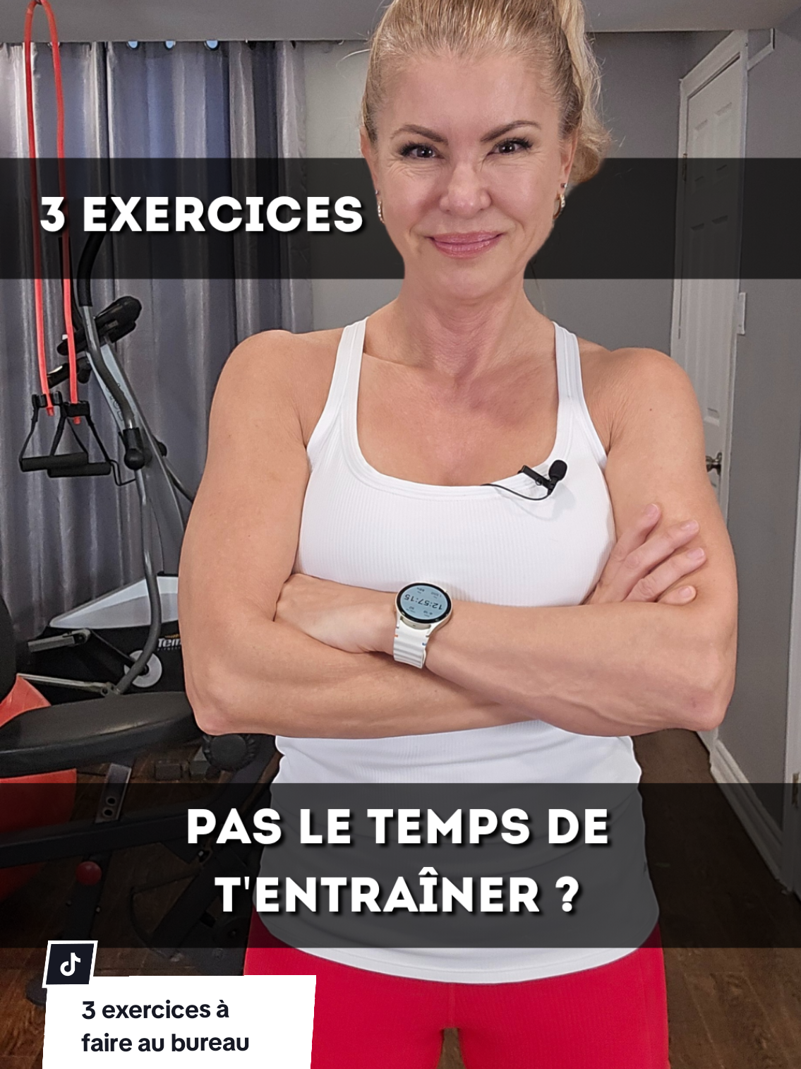 3 exercices à faire au bureau qui te sauveront énormément de temps. plusieurs femmes me disent ne pas avoir le temps de s'entraîner et bien voilà ces trois exercices que vous pouvez faire rapidement même en étant au travail.  #women #howtoworkout #guide #femme #exercise #workoutchallenge 