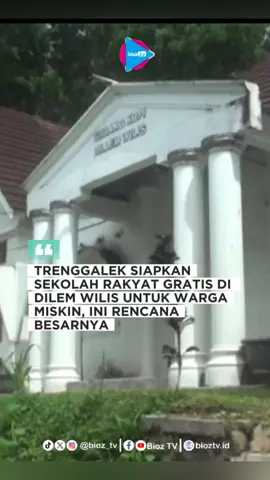 Pemerintah Kabupaten Trenggalek bersama pemerintah pusat bersiap menghadirkan lompatan baru dalam akses pendidikan. Bukan hanya sekadar pembangunan sekolah, tapi sebuah konsep inklusif bernama Sekolah Rakyat yang didesain khusus untuk anak-anak dari keluarga miskin. #sekolahrakyat #dilemwilis #peninggalanbelanda #sekolahunggulan #sekolahgratis #srkolahtrenggalek #bioztv #trenggalek #sekolahbaru #pesidenprabowo #kampusuin #uinsurabaya 