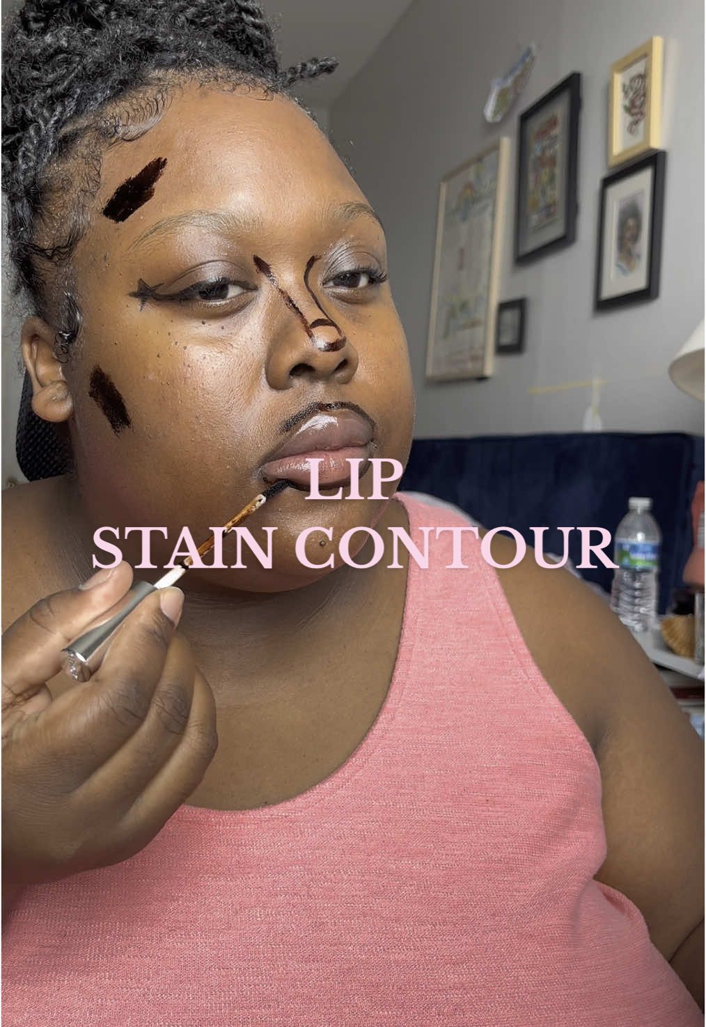 Probably won’t be trying this trend again anytime soon 😭@elfcosmetics @NYX Professional Makeup @Juvia’s Place @SACHEU Beauty US 