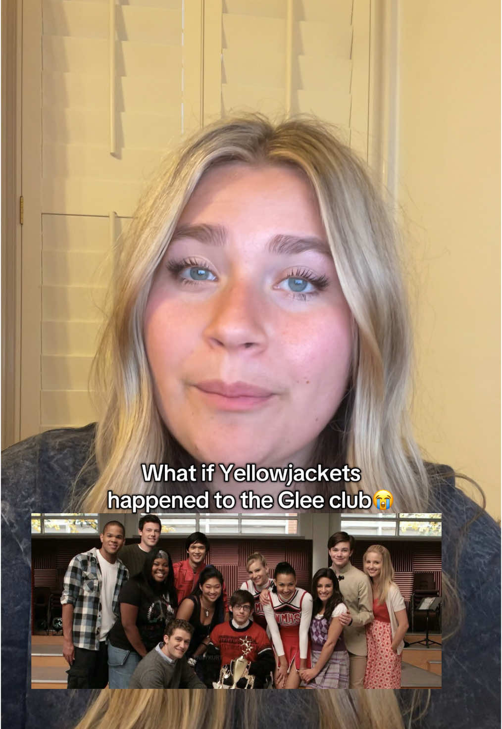 What if Yellowjackets happened to the glee club? 😭 i think this trend is so funny so i decided to actually think about it #yellowjackets #glee 