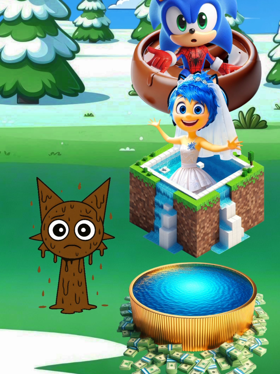 Wenda Quiere Bañarse en la Piscina de Shadow 🥺🥰 #sonic #intensamente #shadow #intensamente2 #sprunki #fyp #CapCut 
