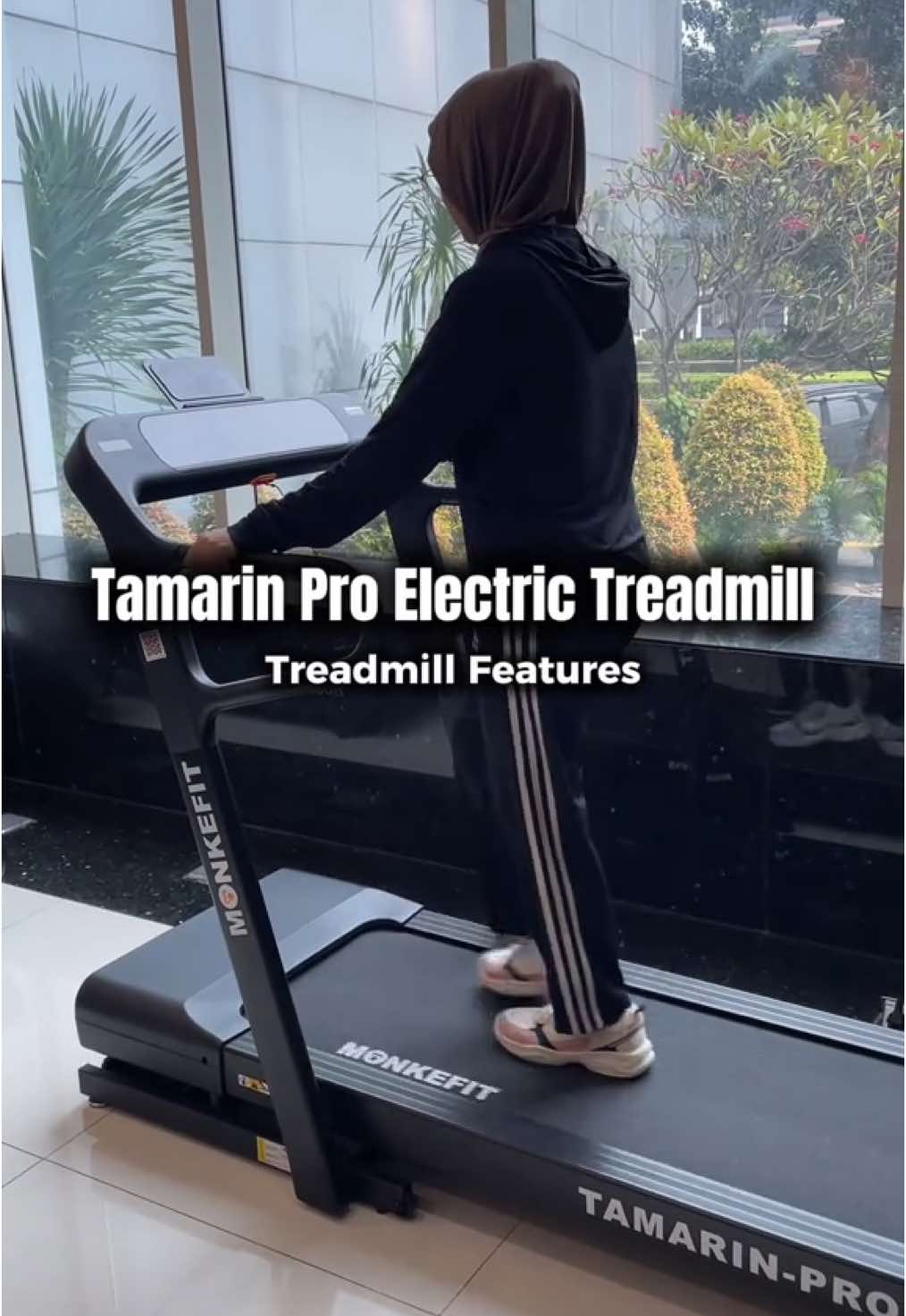 Power up your cardio workouts with the advanced features of the Tamarin Pro Treadmill 🏃 Cek di keranjang kuning  #connectwithmonkefit #monkefit #treadmill #cardio #gym #olahragadirumah