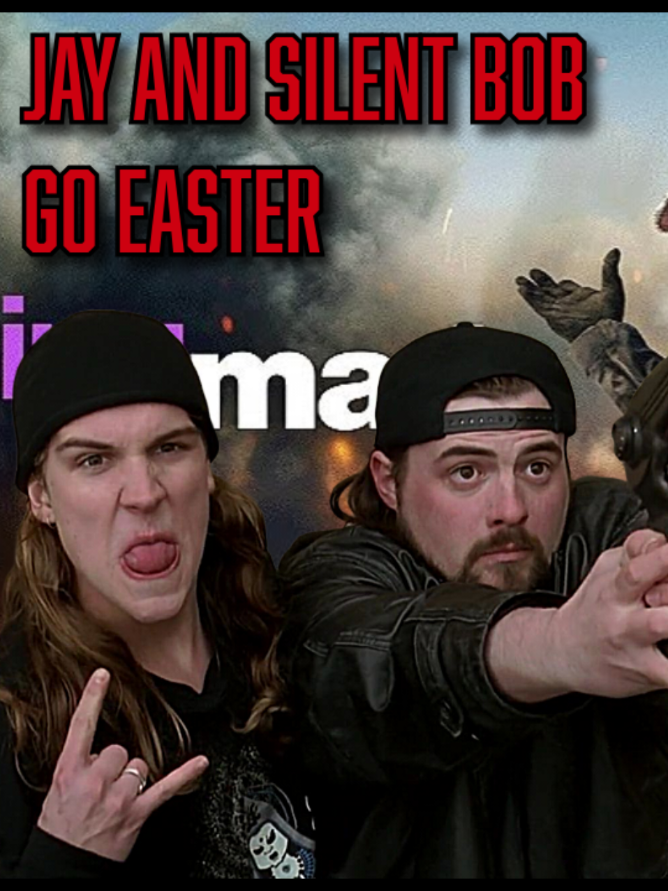 Comedic chaos or COD timing I don't know the difference anymore #fyp #callofduty #jayandsilentbob #easter #challenge #videogames 