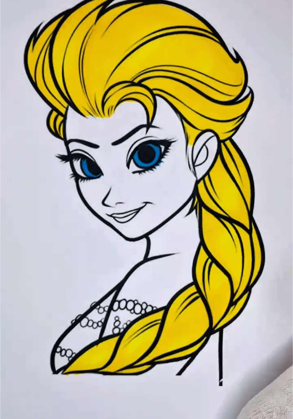 💛💙🤎#coloring #relaxation #asmrsound #arttherapy #satisfyingvideo 
