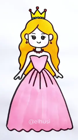 Dibujamos una princesa 👸🏻  #dibujo #drawing #art #arte #draw #artista #instaart #pintura #manualidades   #tutorial #craft #dibujos #sketch #artist #ilustracion #artwork #dibujodigital #drawings #foryou
