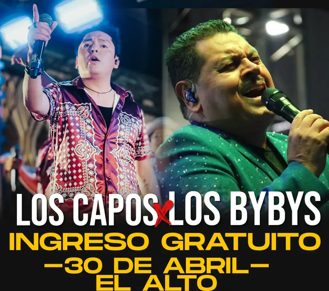 Ingreso Gratuito! 🙌 no se olviden esre 30 de abril en La Paz @team chicha fest LP  👉 Arena Braniff #puntosureño #MúsicaSureña #NosVemosEnElCHICHA #ChichaFest2025 #EntradaGratis #TeamOnFire #loscapos #losbybys 