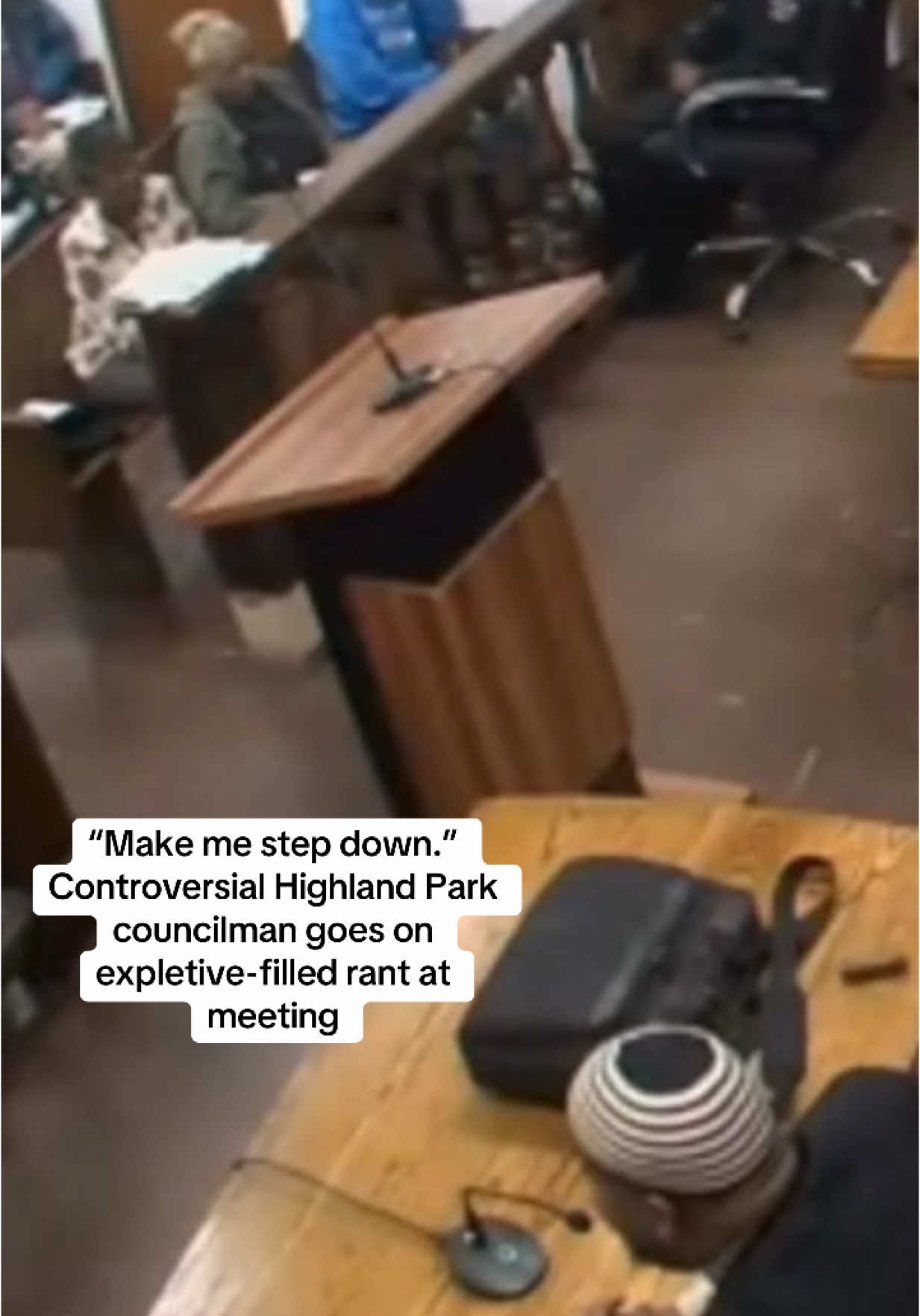 A Highland Park councilman who was charged with refusing to take a breathalyzer after a crash and driving on a suspended license spoke out at a city council meeting this week, saying in part: 