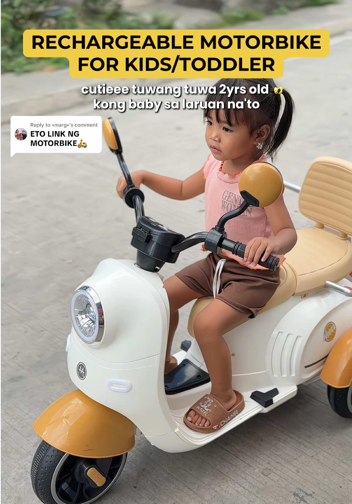 Replying to @•marg• pang 1-6yrs old din tong rechargeable electric motorbike na'to and mura lang din sya dito sa tiktok.