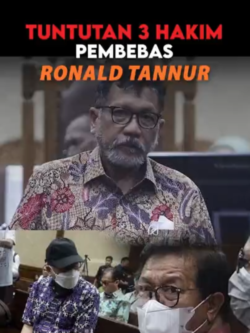 Tiga majelis hakim yang memberi vonis bebas Ronald Tannur yakni Erintuah Damanik, Heru Hanindyo, dan Mangapul dituntut 9 dan 12 tahun penjara. Tuntutan untuk Heru paling berat, kenapa? #ronaldtannur #hakimronaldtannur #detikcom
