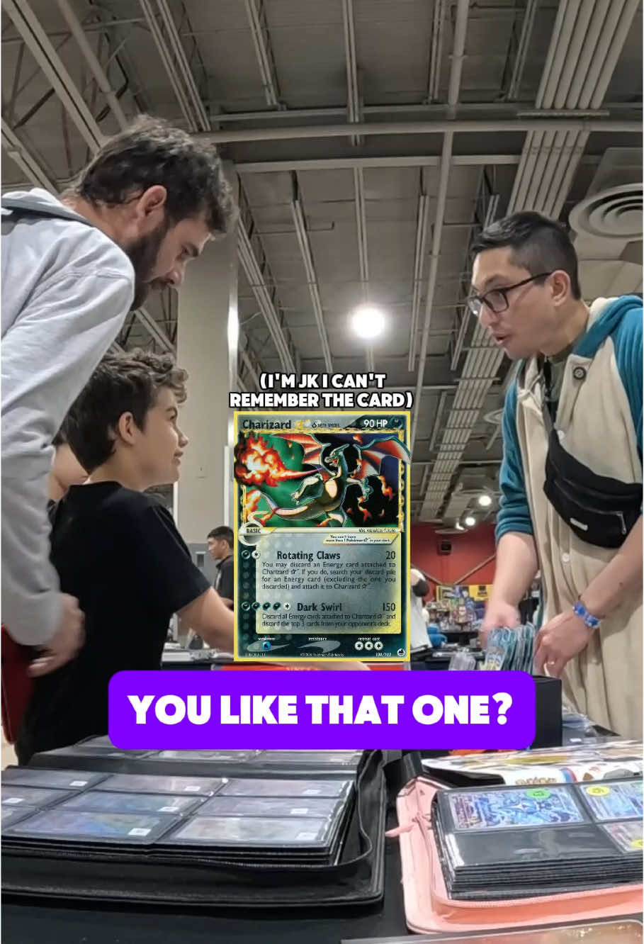 He forgot 😅 Show: @Hobby Collision  #vendorpov #cardshow #pokemontradingcardgame #pokemontcg #pokemoncards #scalper 