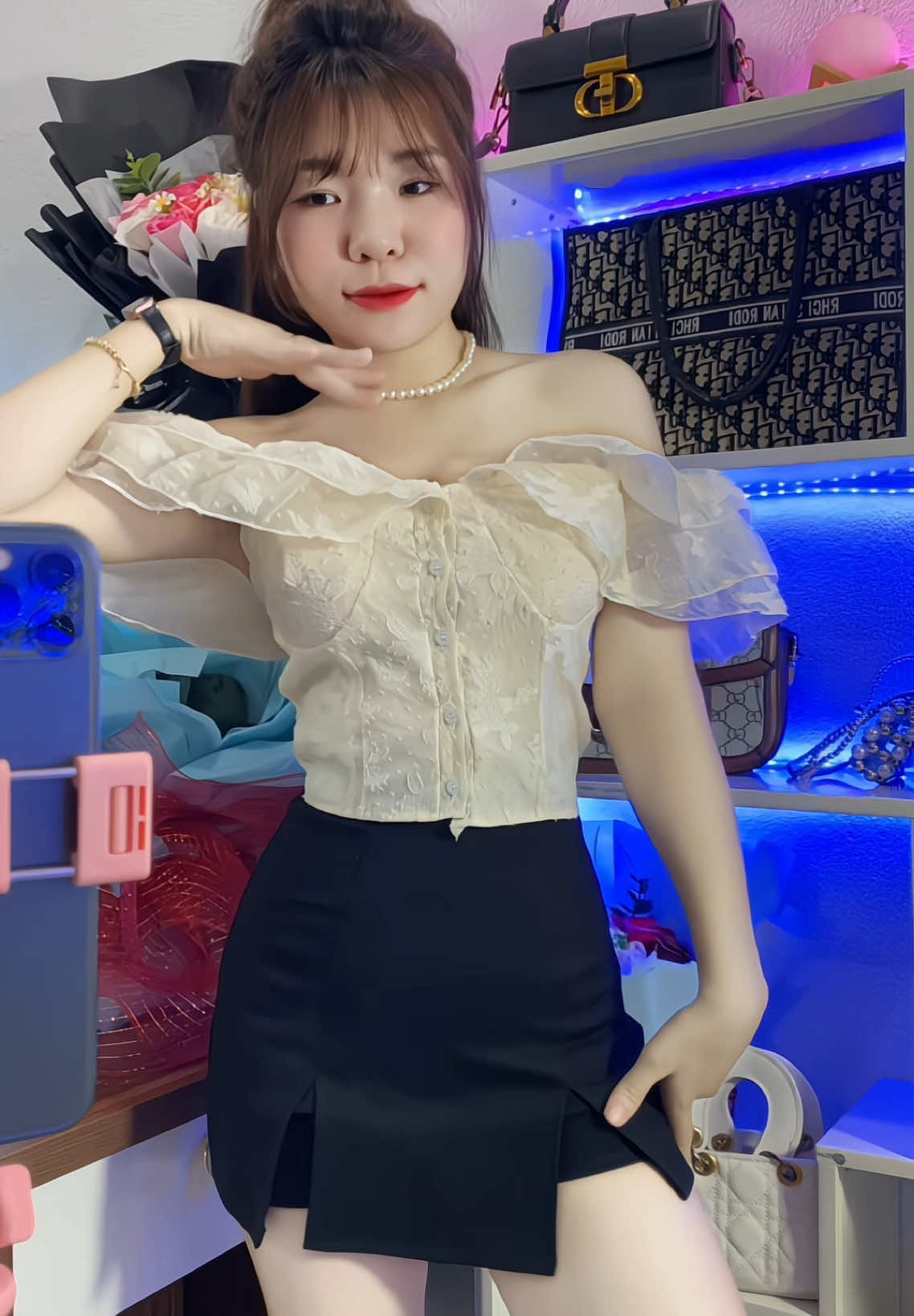 Phối nguyên set mặc nhìn cũng cũng heng #xuhuong #reviewlamdep #reviewthoitrang #viral #thoitrang #reviewvayxinh 